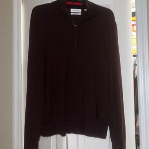 Calvin Klein extra fine men's zip upcardigan